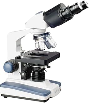AmScope - 40X-2500X LED Digital Binocular Compound Microscope w 3D Stage + 3MP USB Camera - B120C-E3