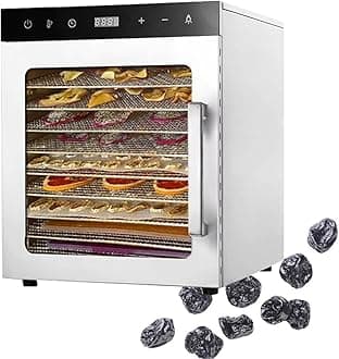 Freeze Drier, Food Dehydrator Machine, 10/12 Stainless Steel Trays, Home Freeze Dryer, Food Processer, with 24 Hours Timer&Max Temperature 194℉,10layer-110V (Size:12layer,Color:220V)