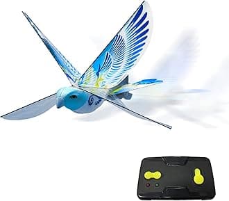 MUKIKIM Ebird Blue X2 Channel Rc Flying Bird (No Gun), Kid