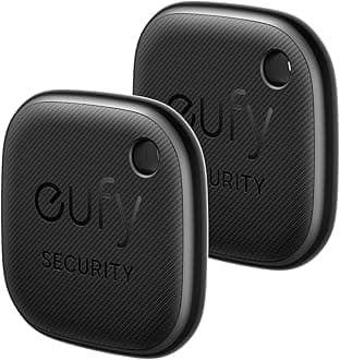 SmartTrack Link Bluetooth Item Finder and Key Finder, Works with Apple Find My (iOS only), Find your Remote, Luggage, Phone, and More, Water Resistant (Android Not Supported),2 pack