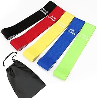 londysResistance Bands for Working Out, Exercise Bands, Physical Therapy Equipment, 59 Inch Non-Latex Stretching Yoga Strap for Upper & Lower Body, Workouts & Rehab at Home-5 Progressive Resistance