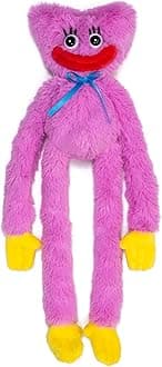 Huggy Wuggy Plush Doll - Collectible Toy for All Ages (19" Smiling Kissy Miss)